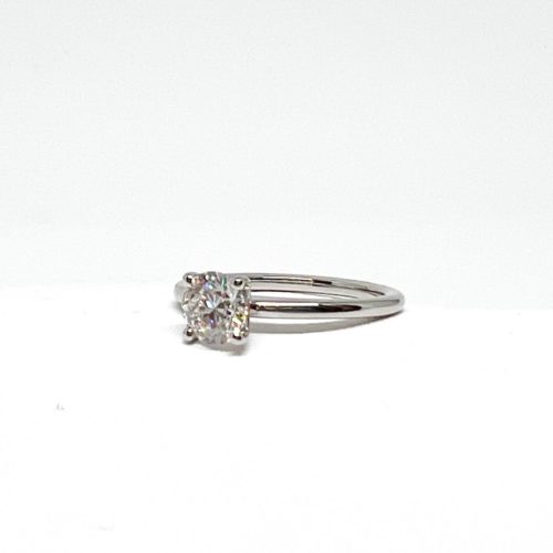Platinum and Diamond Solitaire Engagement Ring