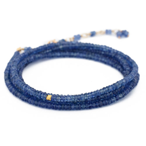 Anne Sportun Wrap Bracelet - Blue Sapphire