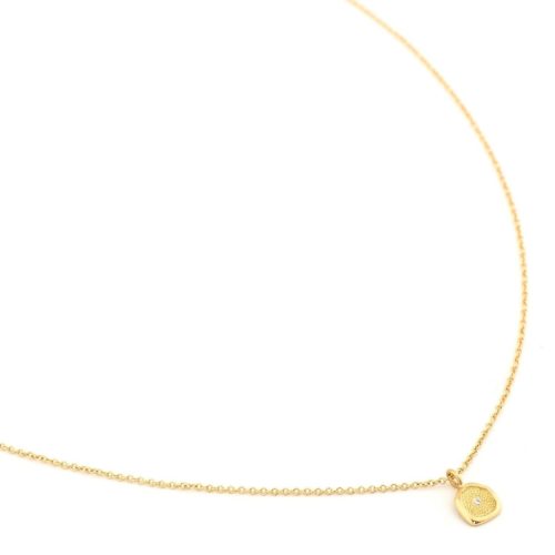 Mini Organic 'Stardust' Necklace - 18K Yellow Gold