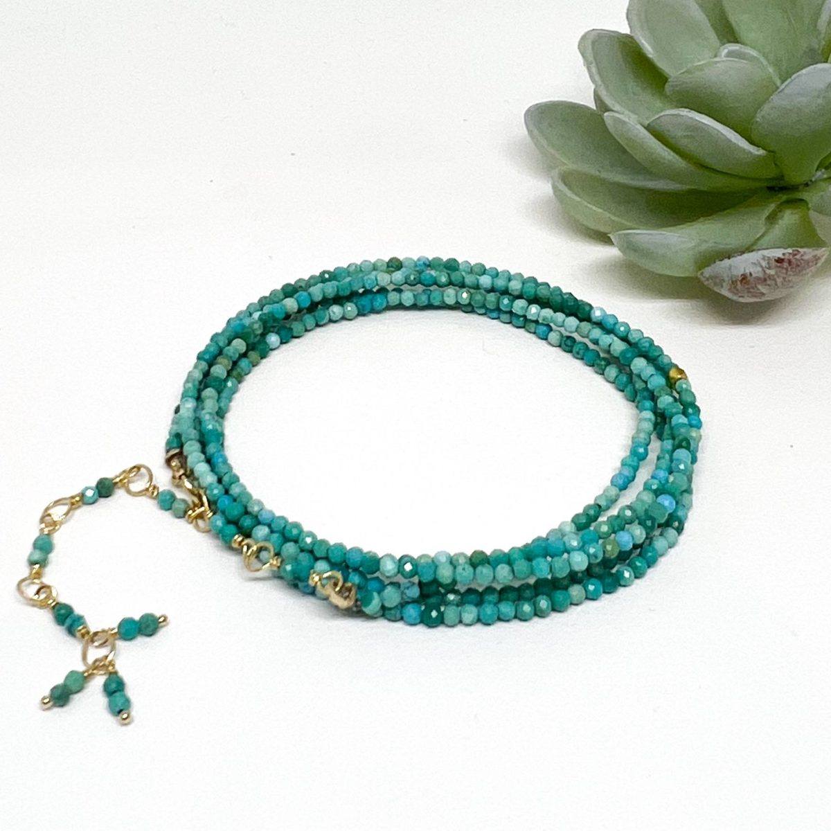 Anne Sportun Wrap Bracelet - Turquoise