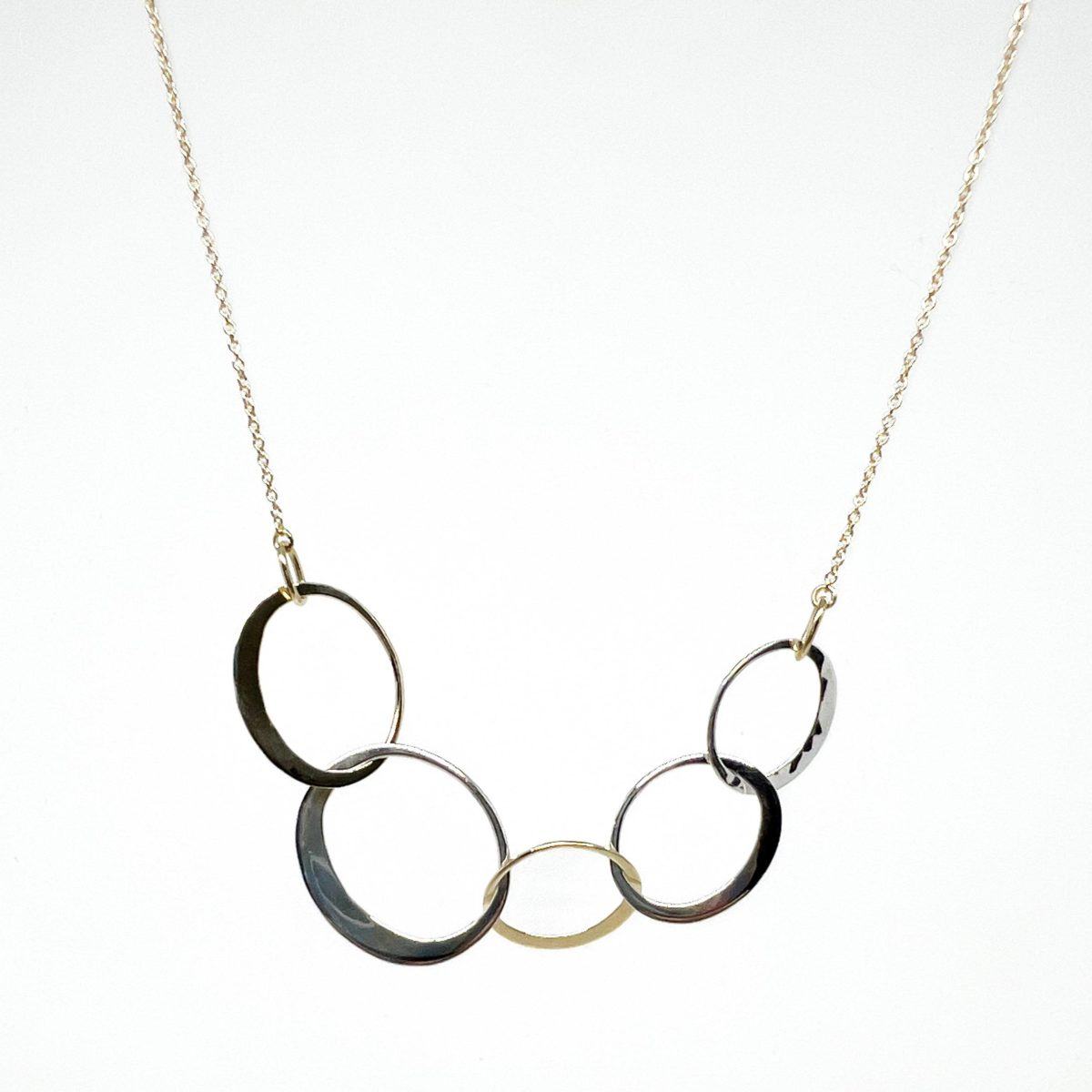 Petite Eclipse Two Toned Necklace