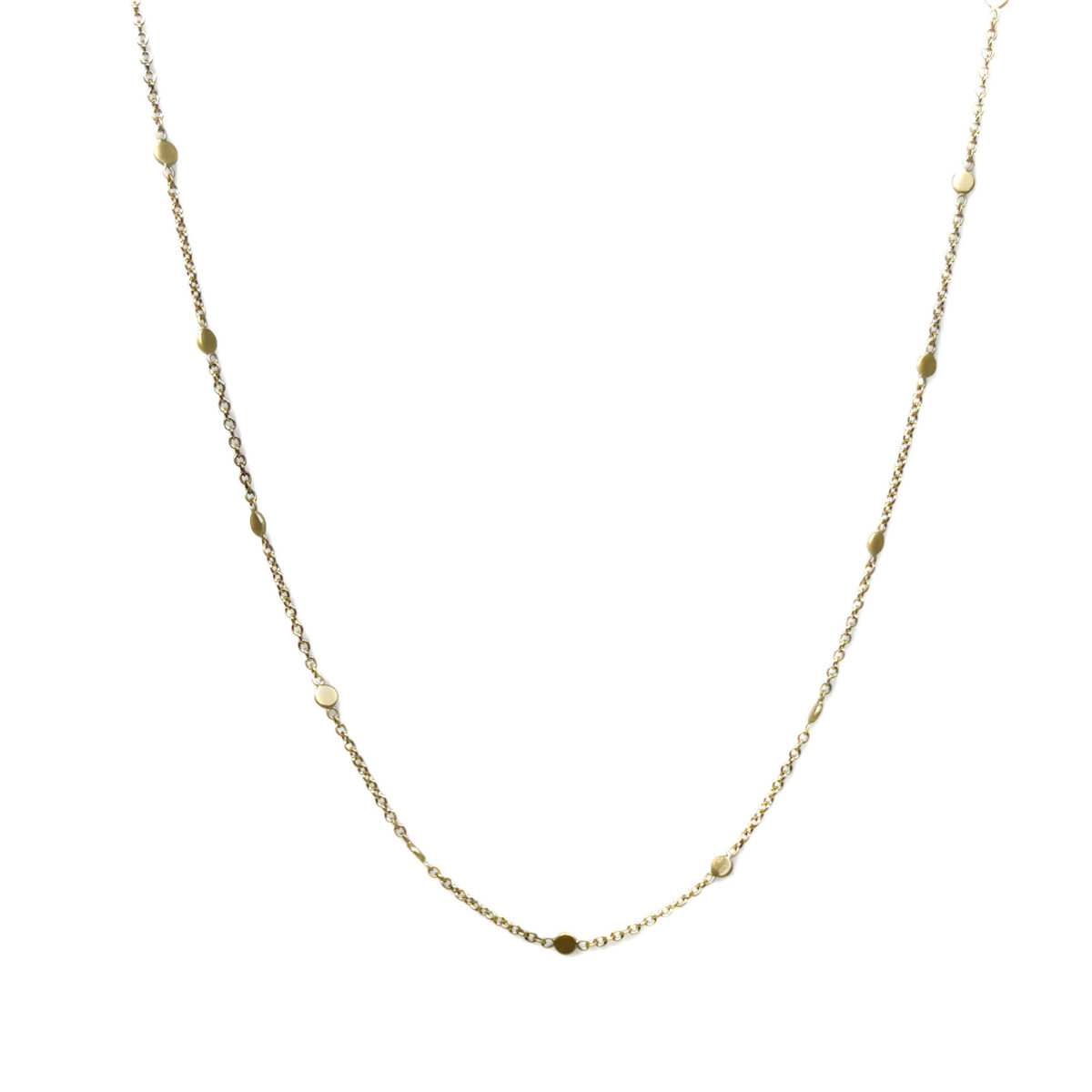 Yellow Gold Dust Necklace