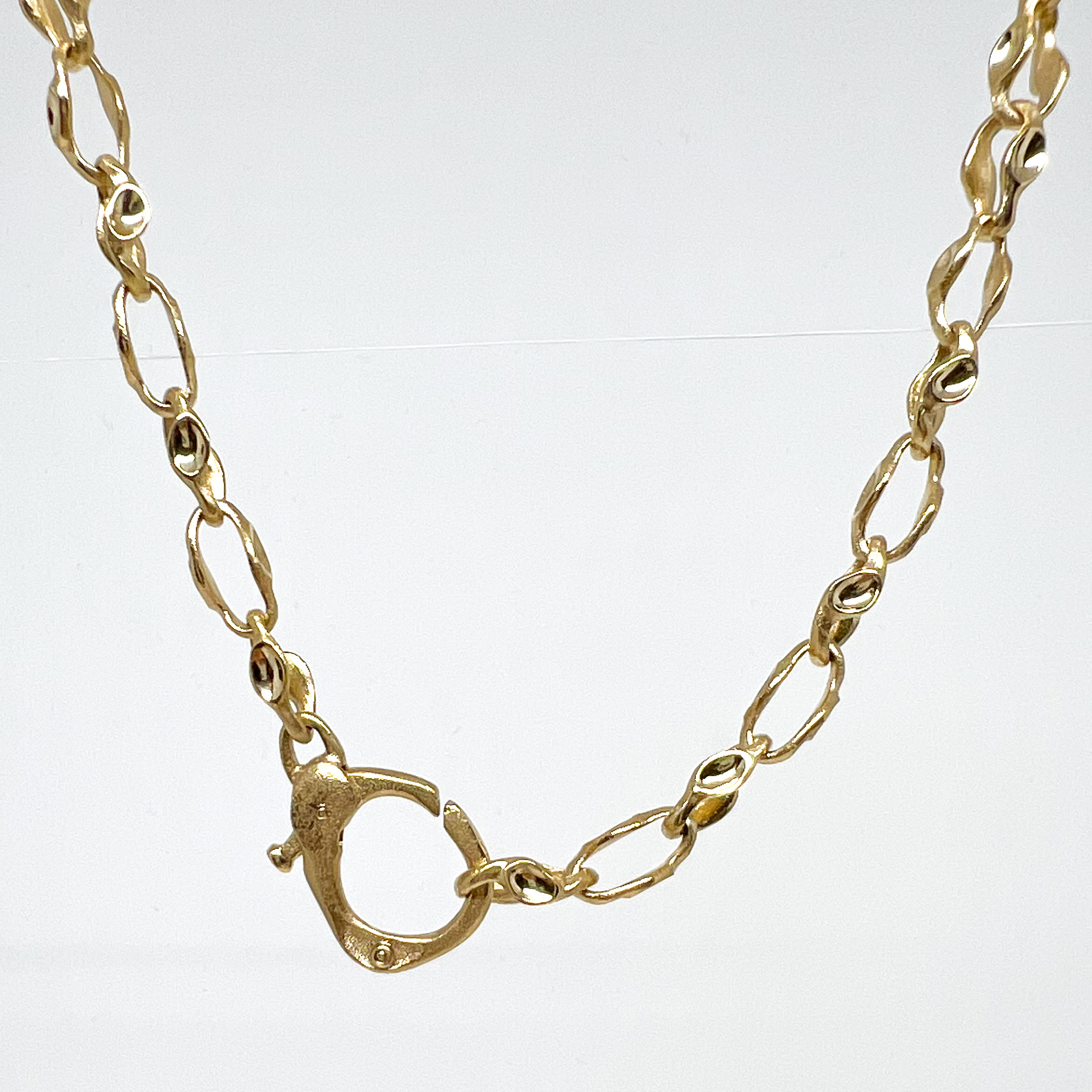Handcrafted Gold Large Link 20