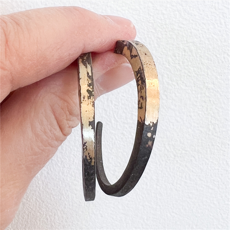 Dust Large Hand Forged Iron Hoops