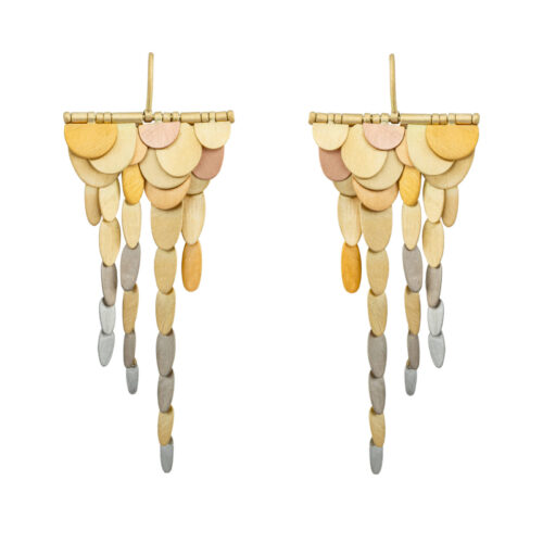 Multi Gold Hummingbird Trail Earrings