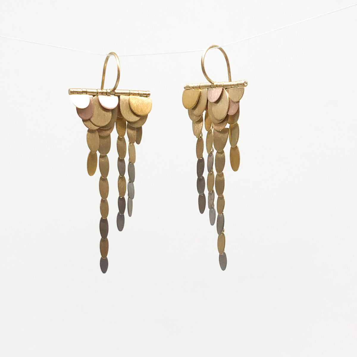 Multi Gold Hummingbird Trail Earrings