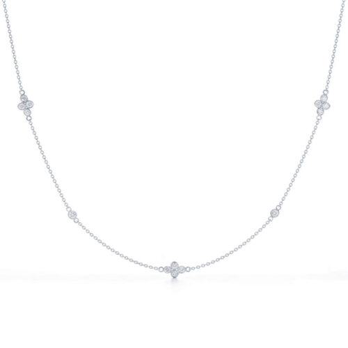 Diamond Strings Quad Necklace