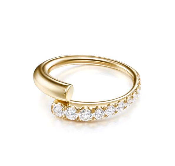 Yellow Gold and Diamond Lola Ring