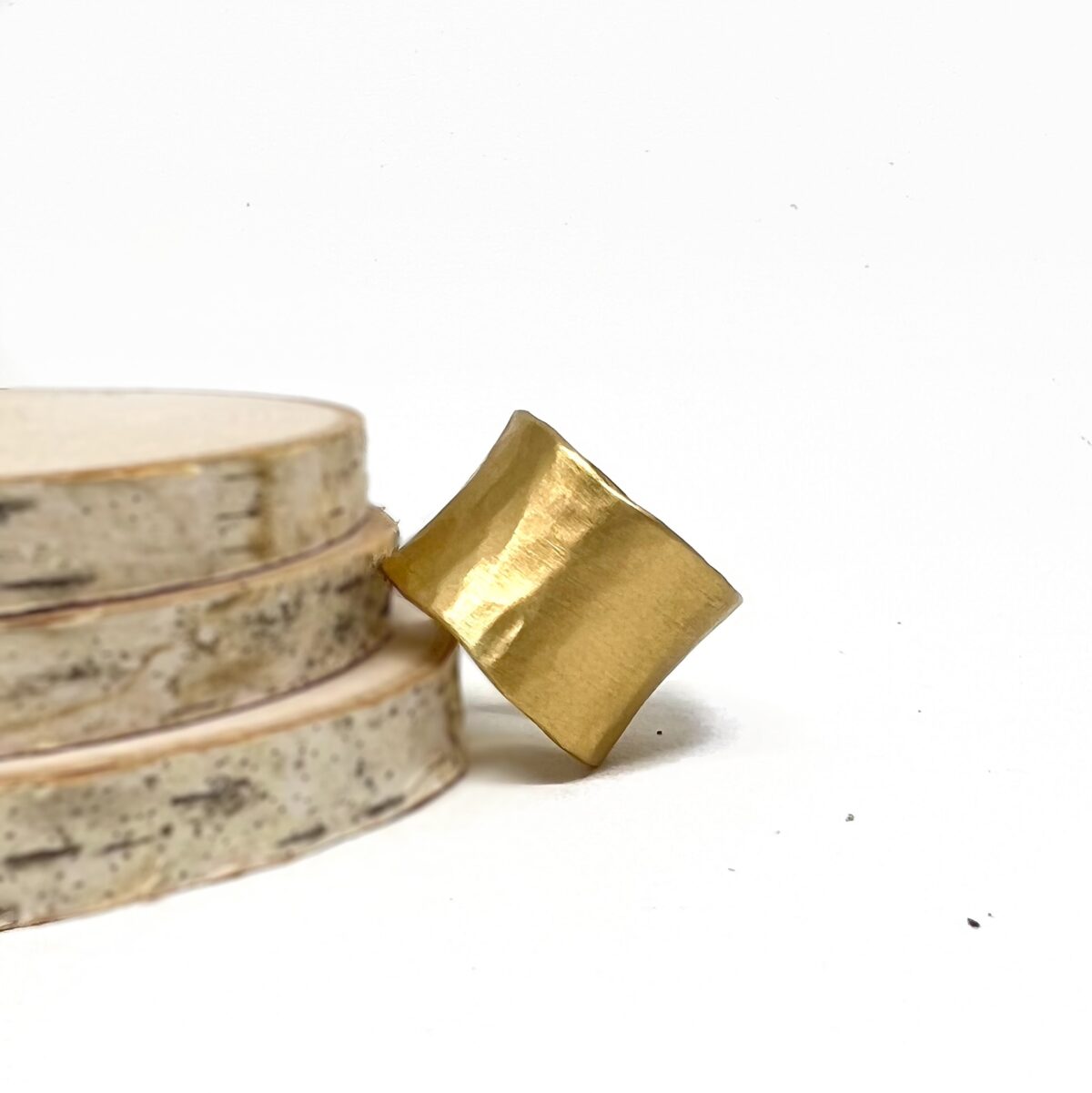 The Studio Collection Yellow Gold Wide Band
