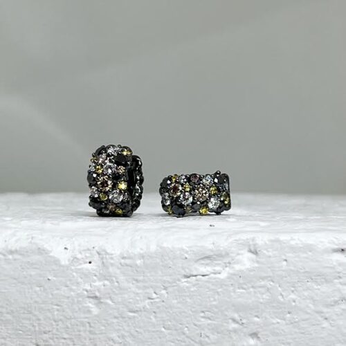 Multi-Color Diamond Confetti Huggie