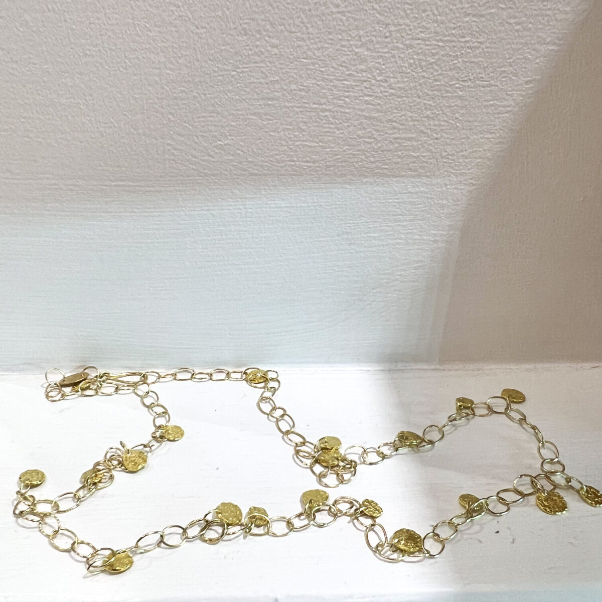 Yellow Gold Fringe Necklace