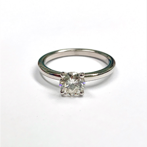 Platinum and 0.90CT Diamond Engagement Ring
