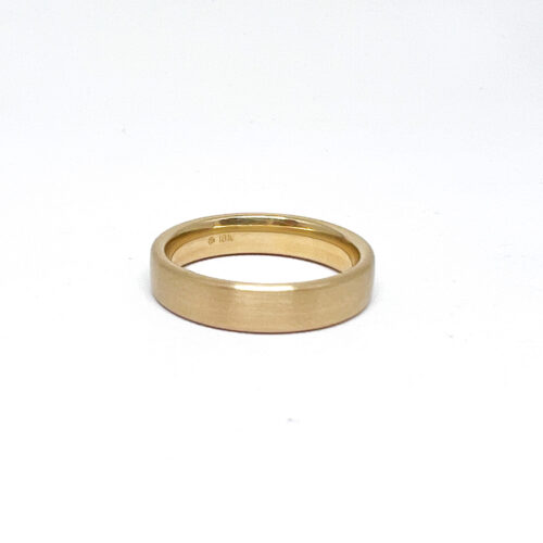 Yellow Gold Comfort Fit Band 5mm