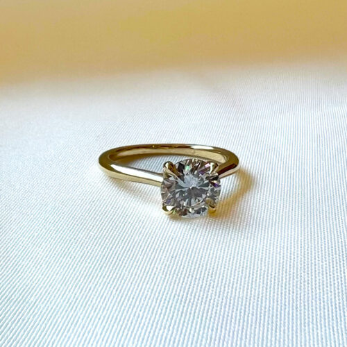 Yellow Gold and 1.60Ct Diamond Engagement Ring