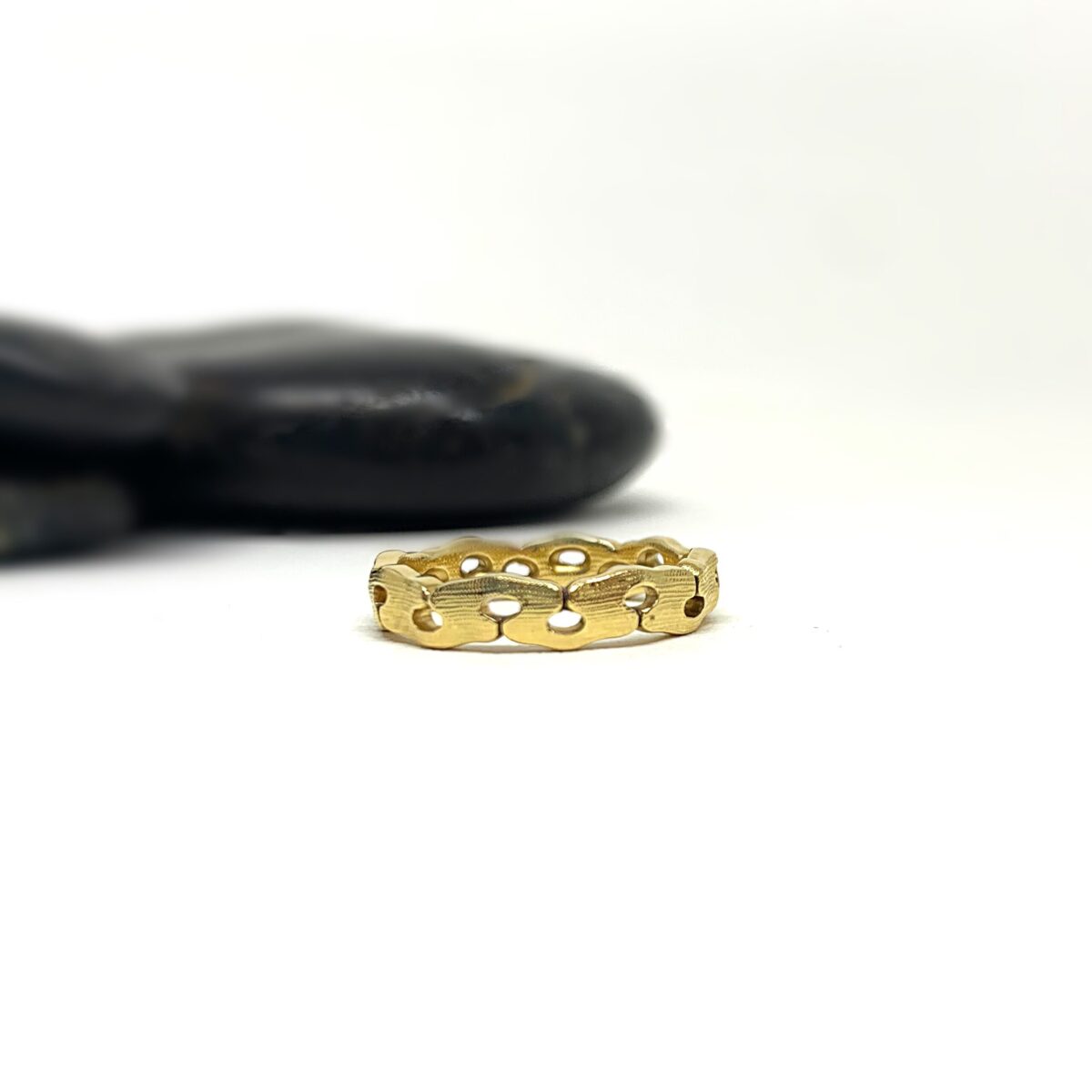 Yellow Gold Lotus Ring