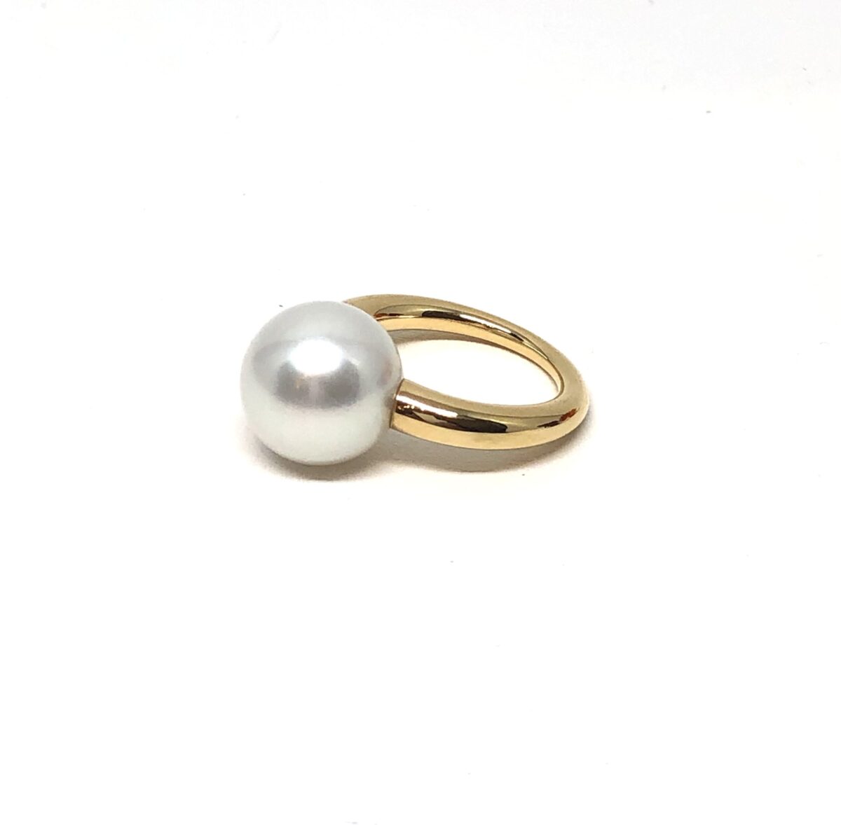 Yellow Gold South Sea Pearl Ring