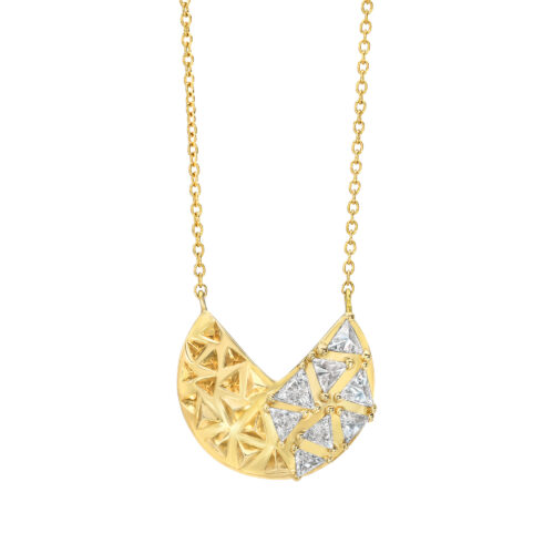 Yellow Gold and Diamond Fortune Necklace