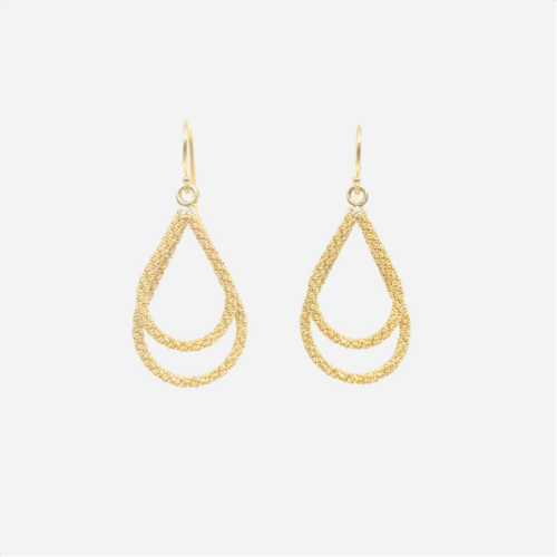 Yellow Gold Double Drop Earrings