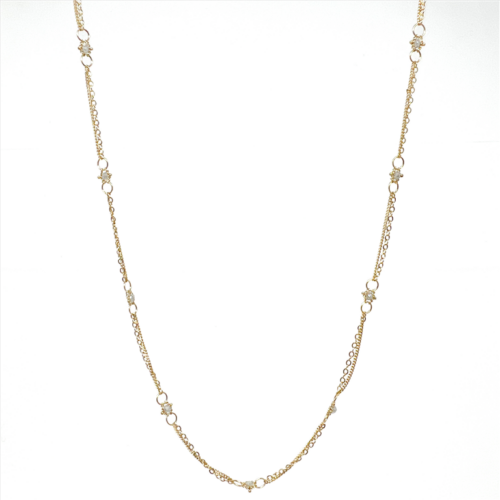 Yellow Gold and DIamond Whisper Chain