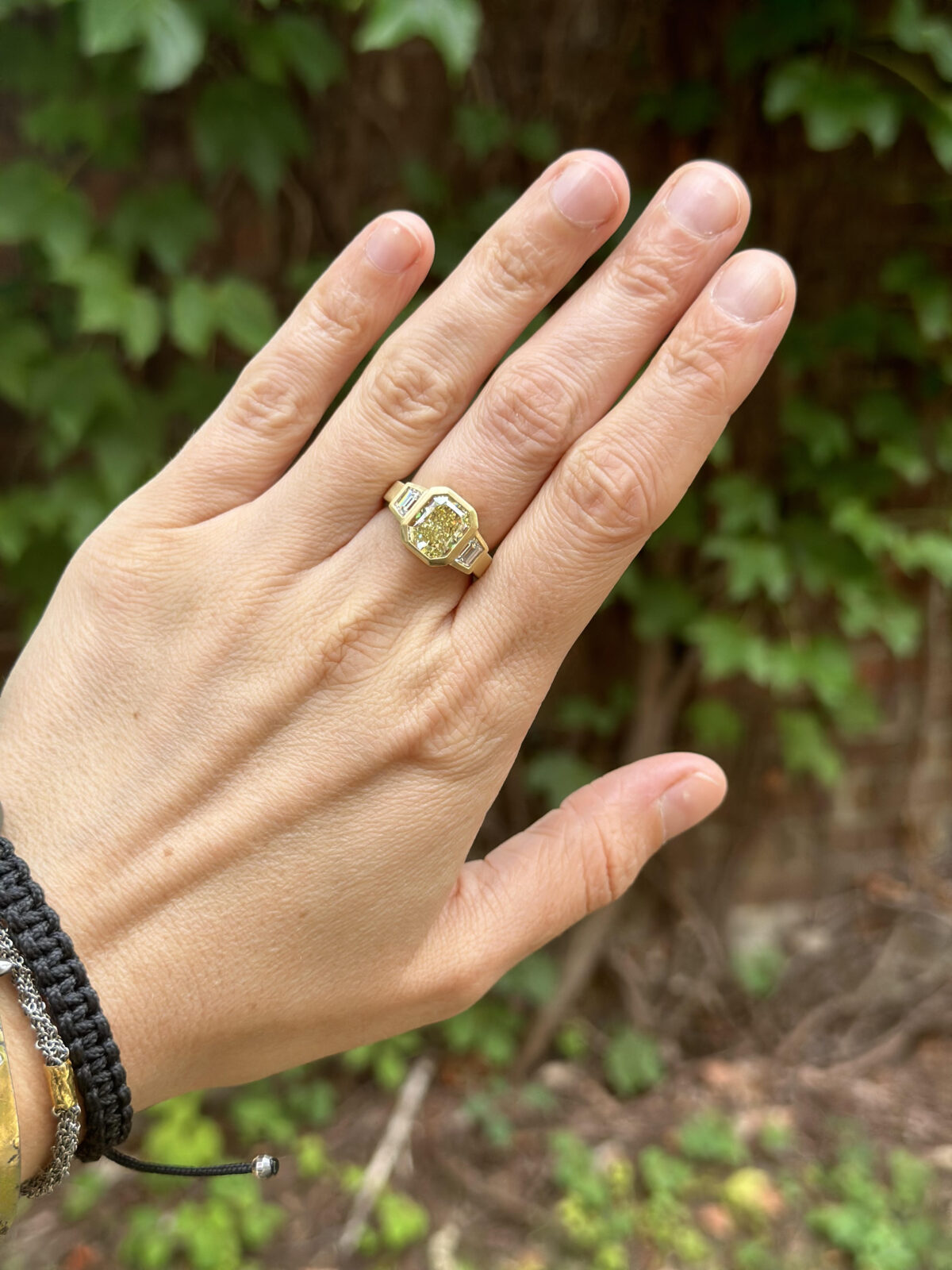 Fancy Yellow Diamond Ring