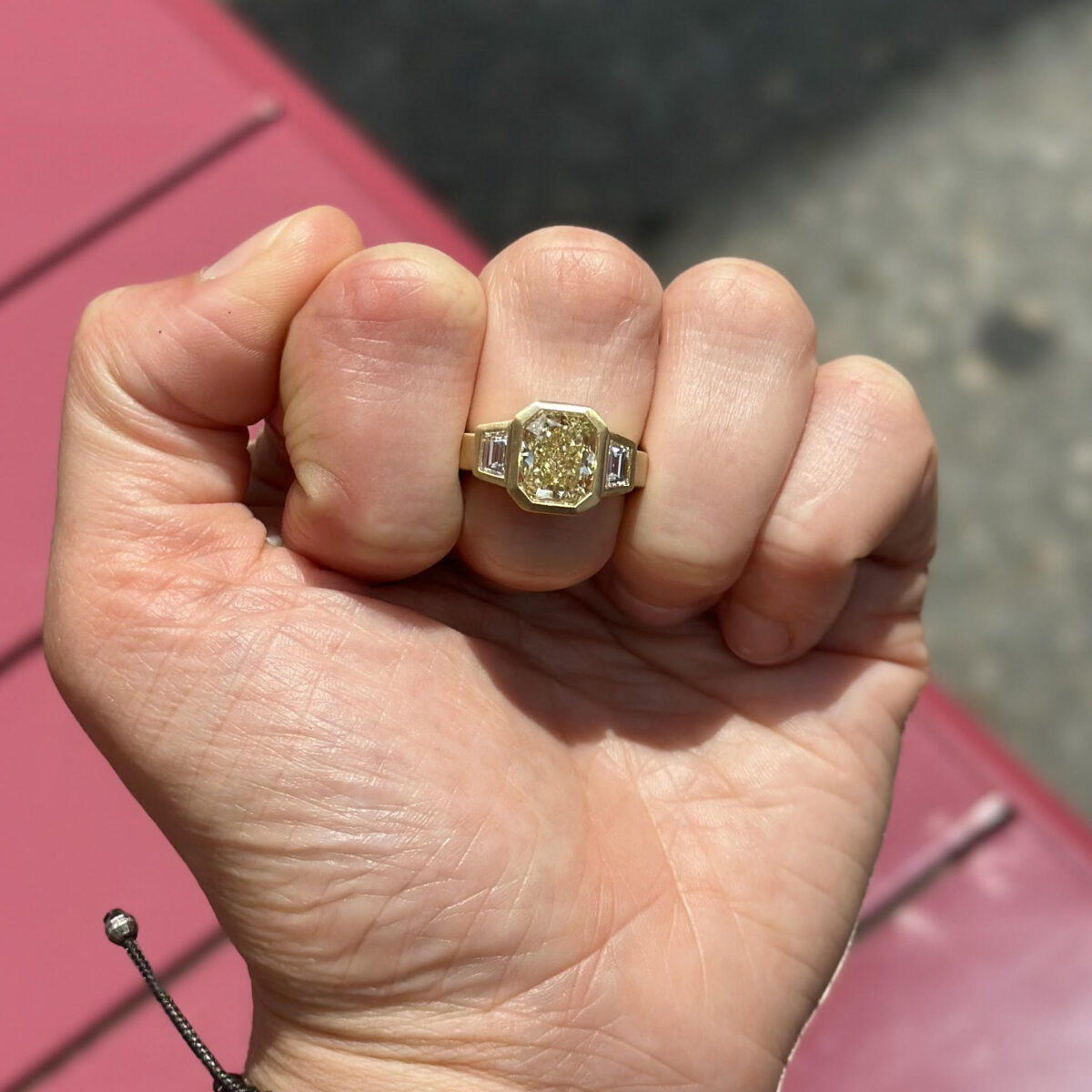 Fancy Yellow Diamond Ring