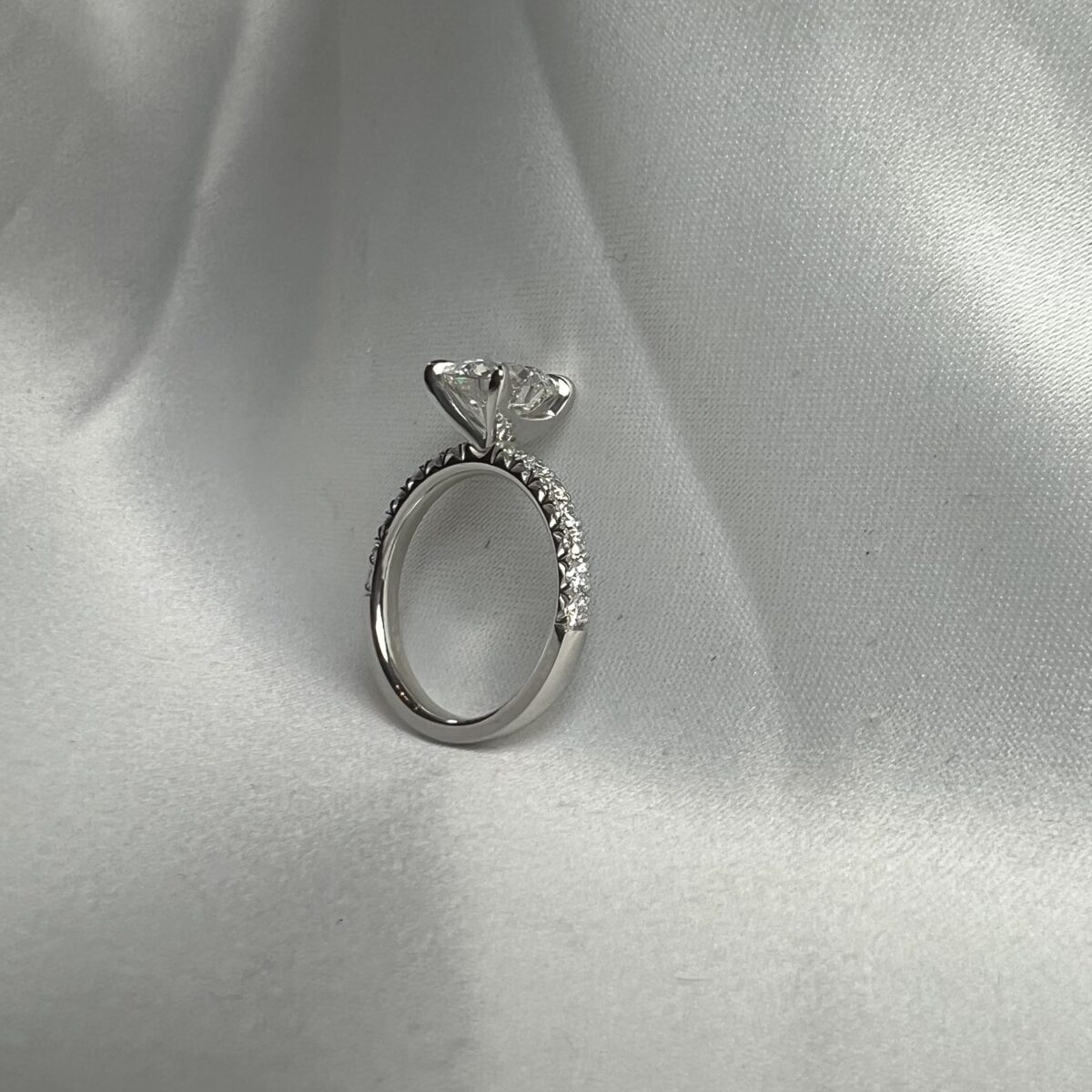 Platinum and Diamond 2.04 ct Engagement Ring