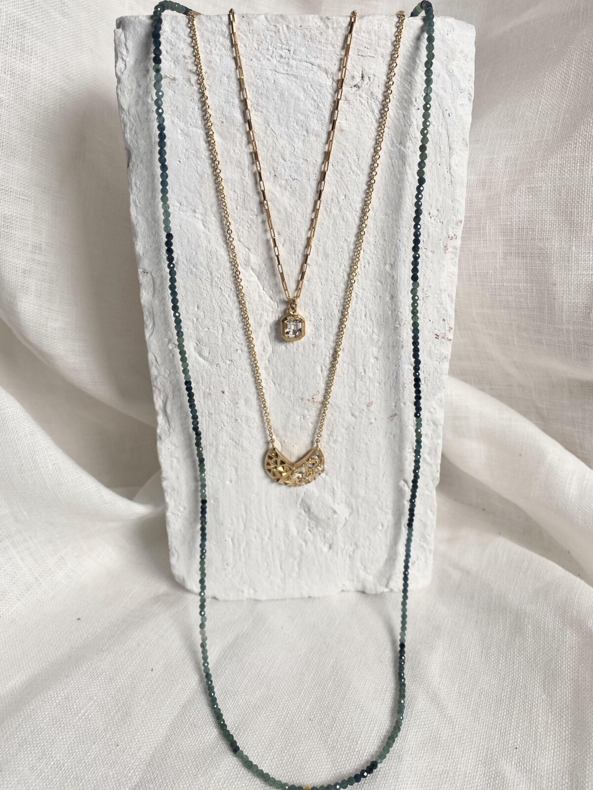 Yellow Gold and Diamond Fortune Necklace