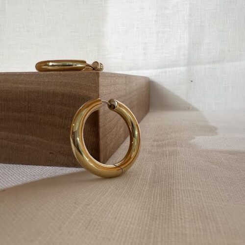 Yellow Gold Hoop Earrings