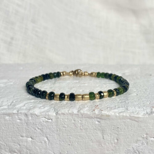 18 karat Yellow Gold and Tourmaline Bracelet