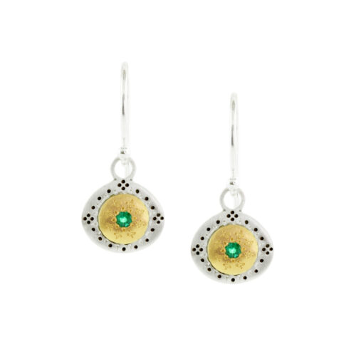 White Gold Diamond Eclipse Earrings