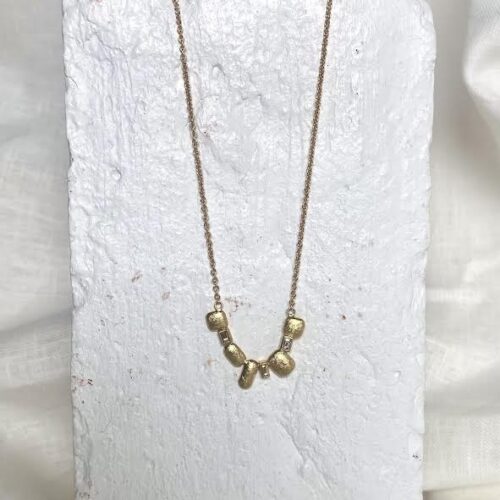 18 karat Yellow Gold and Diamond Necklace