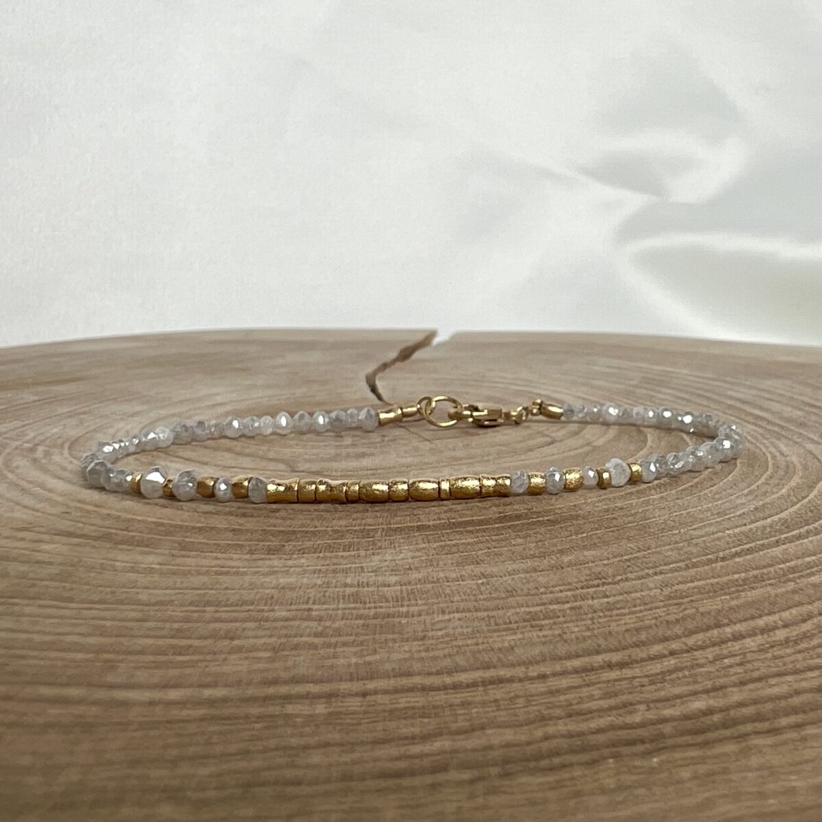 Gray Natural Diamond Bracelet