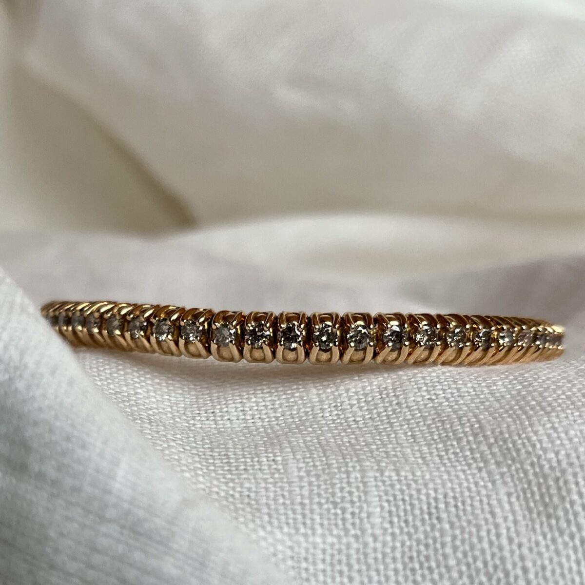 Rose Gold and Diamond Bracelet