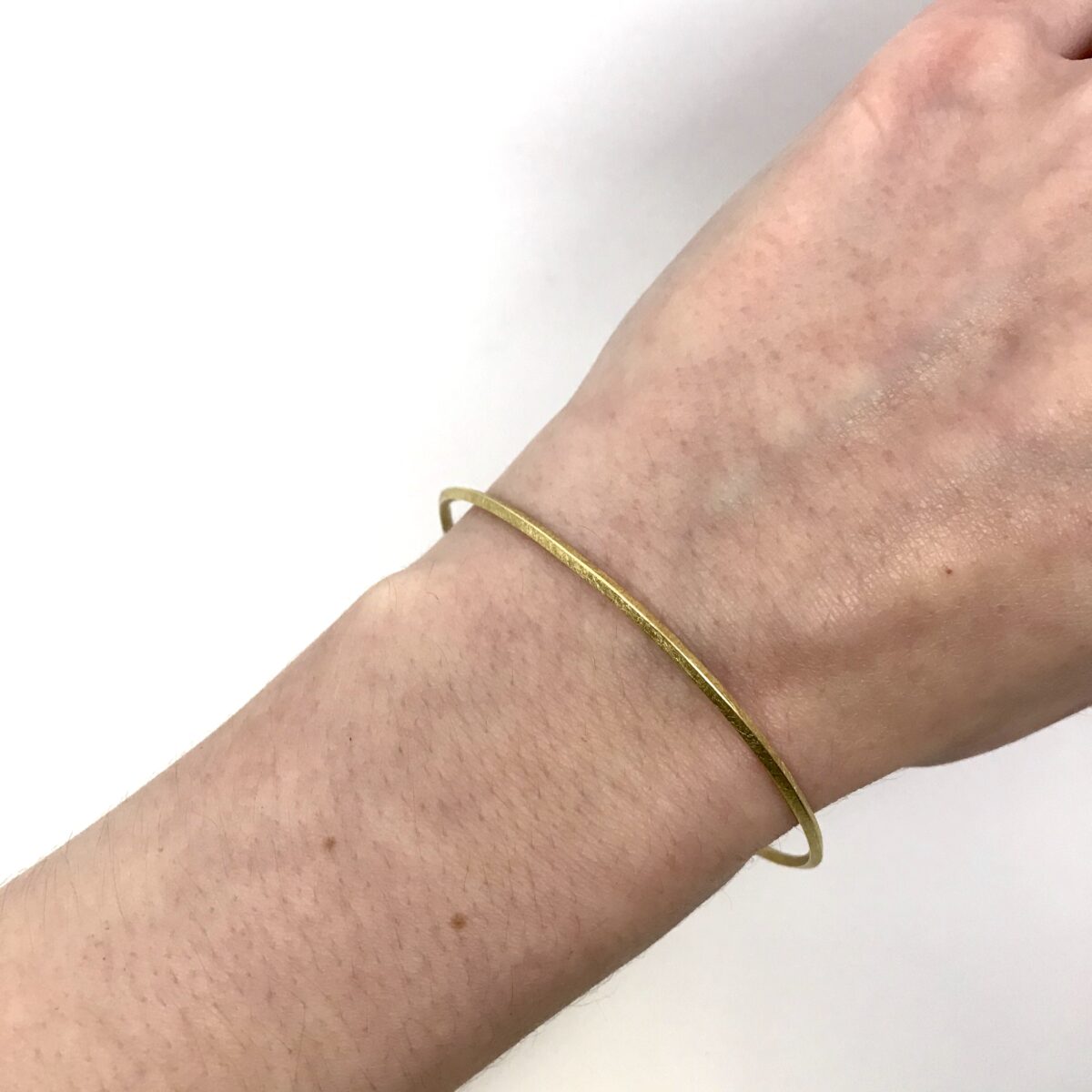 Textured Gold Bangle