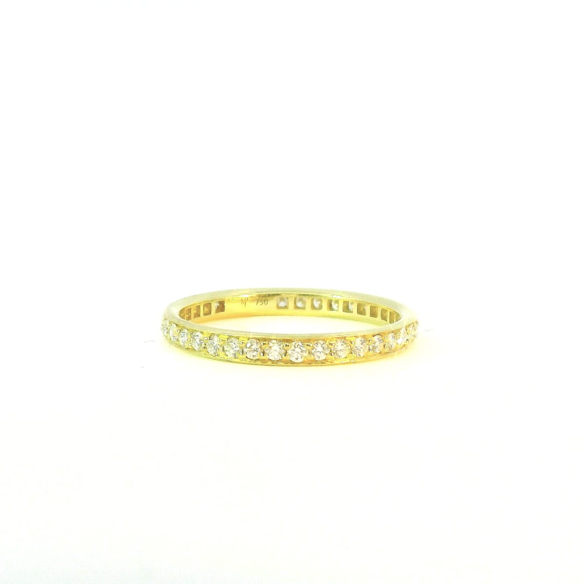 Yellow Gold and Diamond Eternity Band