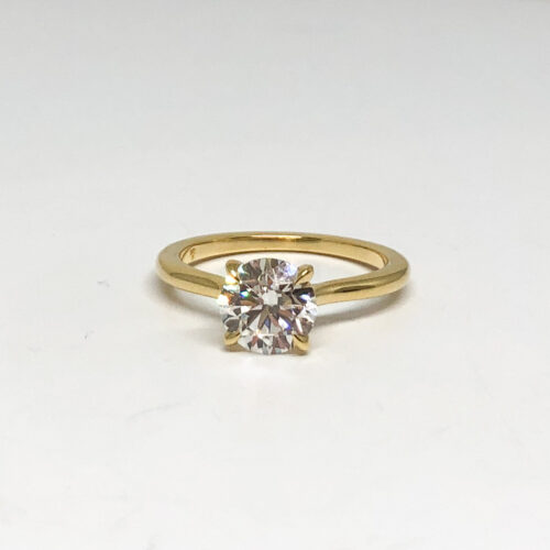 .80 CT, Four Prong Diamond Engagement Ring