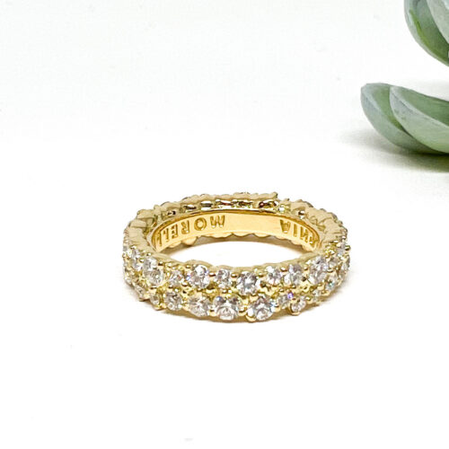 Yellow Gold and Diamond Confetti Band