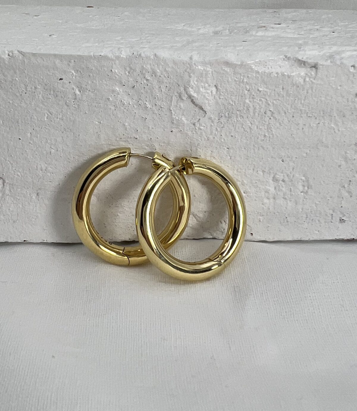 Yellow Gold Hoop Earrings