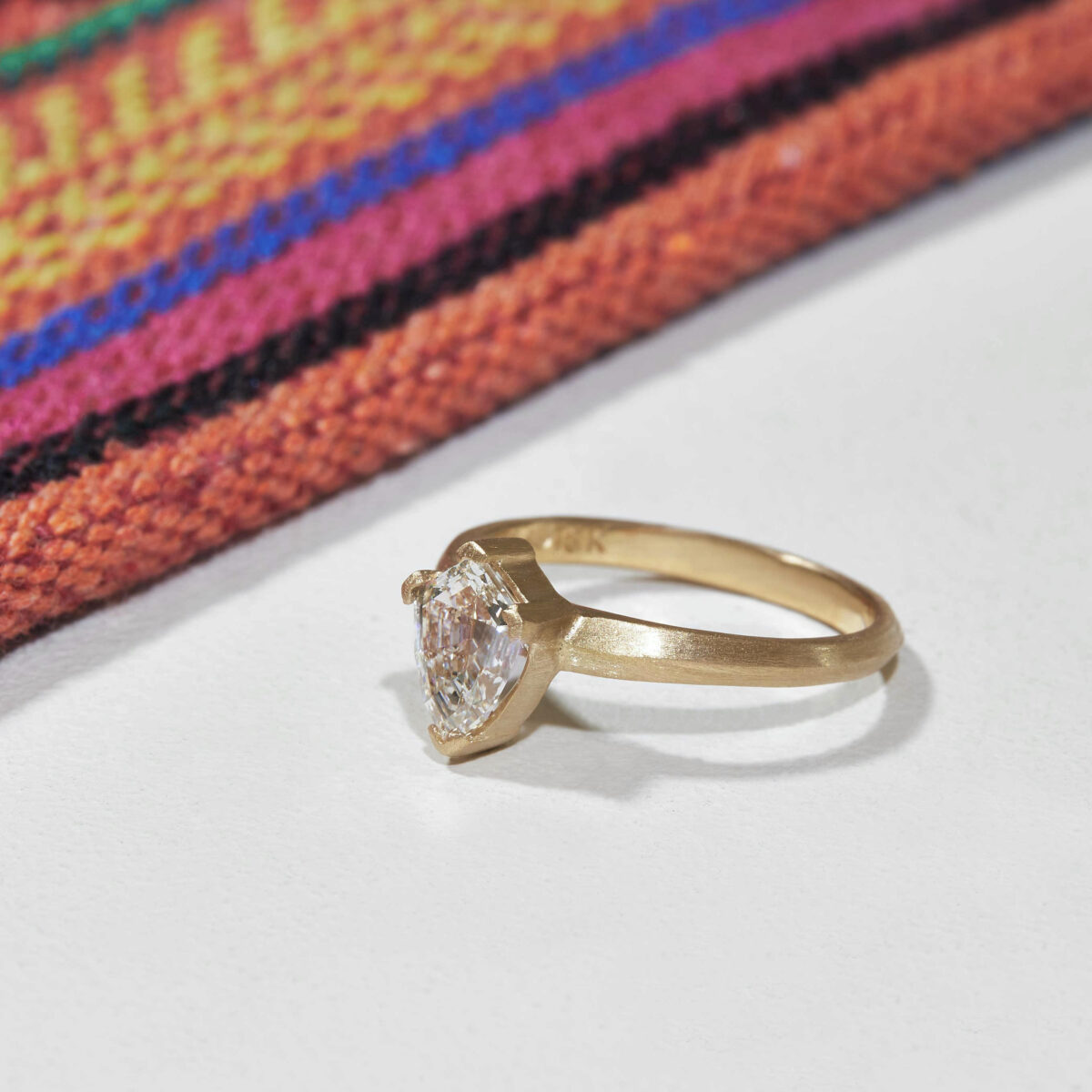 Yellow Gold and Diamond RIng