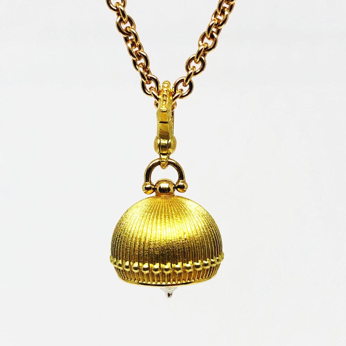 Gold Plain Domed Meditation Bell