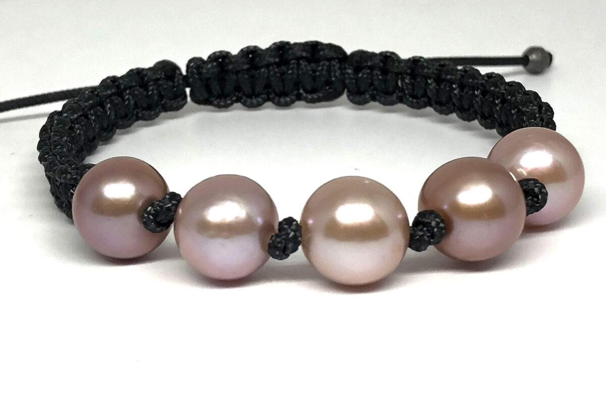 Ming Pearl Macrame Bracelet