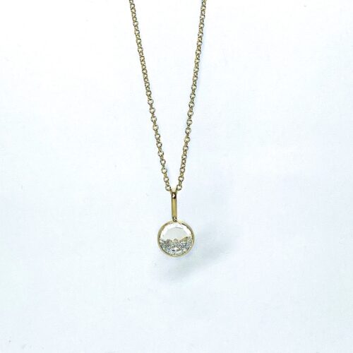 Round Kaleidoscope Shaker Pendant