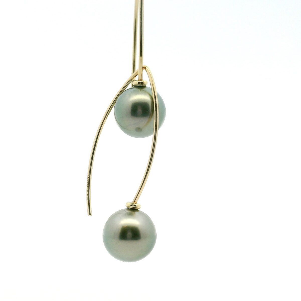 Tahitian Cultured Pearl Drop Earrings