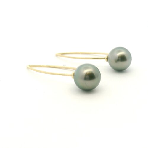 Tahitian Cultured Pearl Drop Earrings