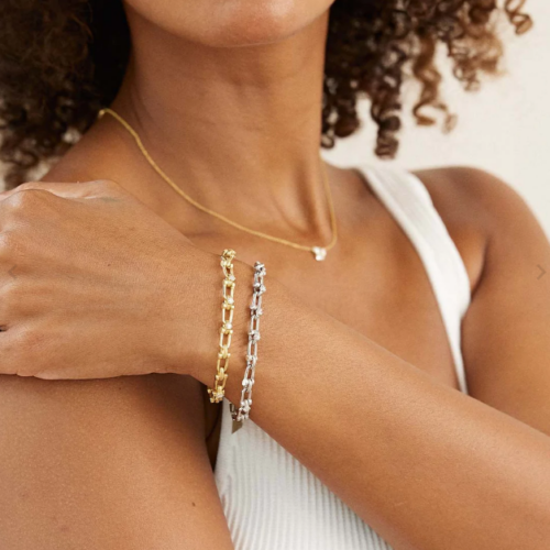 yellow gold akoya pearl pendant
