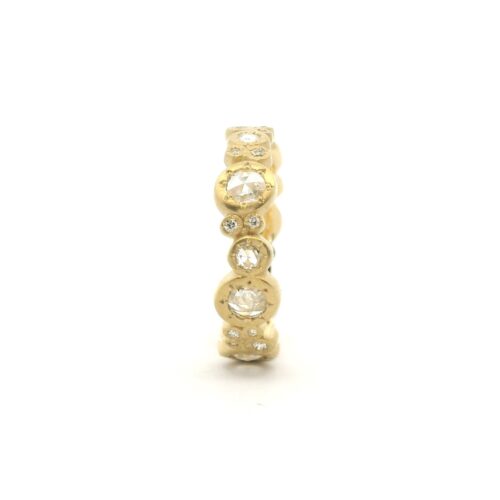 Gold and Diamond 'Mosaic' Ring