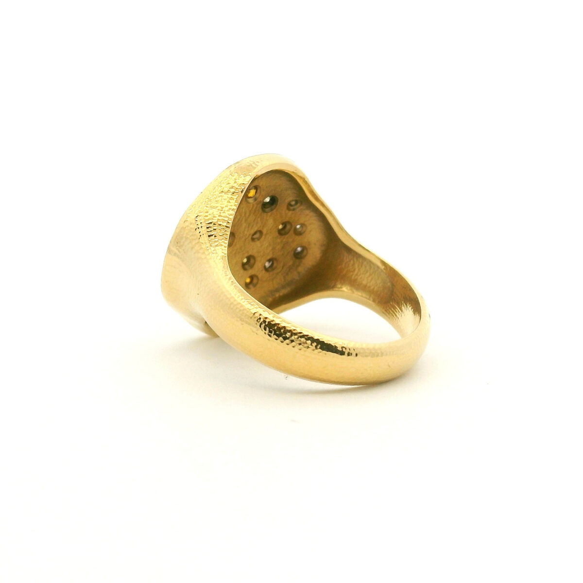 Natural Diamond Swirling Water Ring