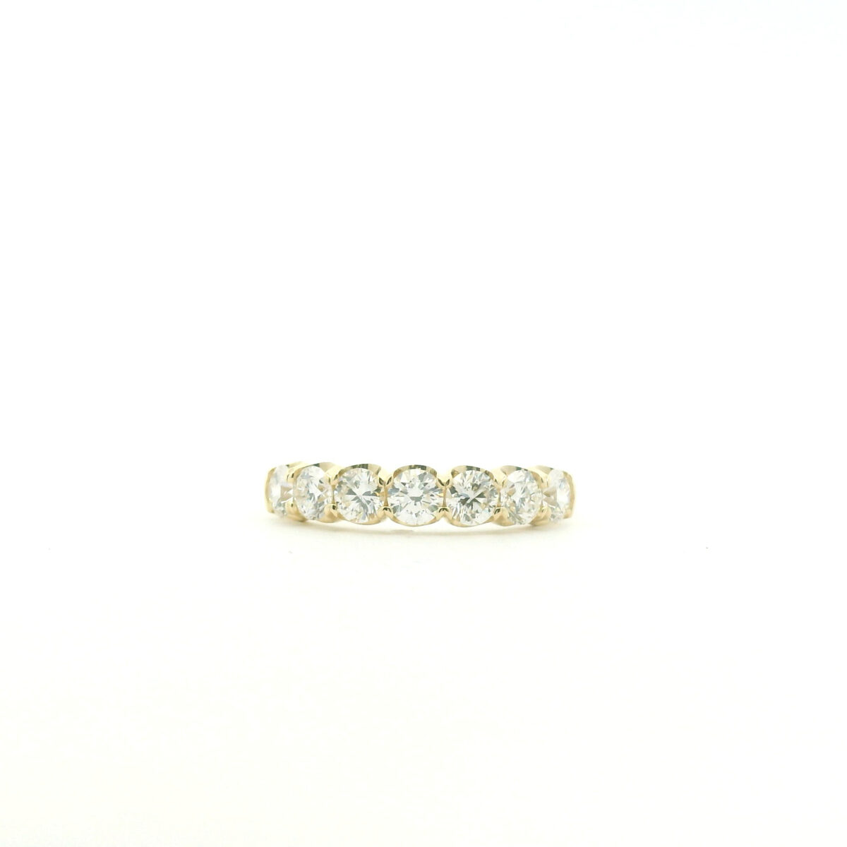 Yellow Gold 7 Diamond Band