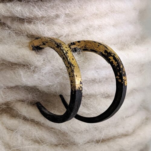 Dust Small Hand Forged Iron Hoops