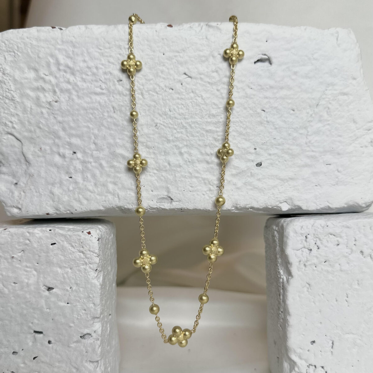 Golden Orbit Sequence Necklace 18"